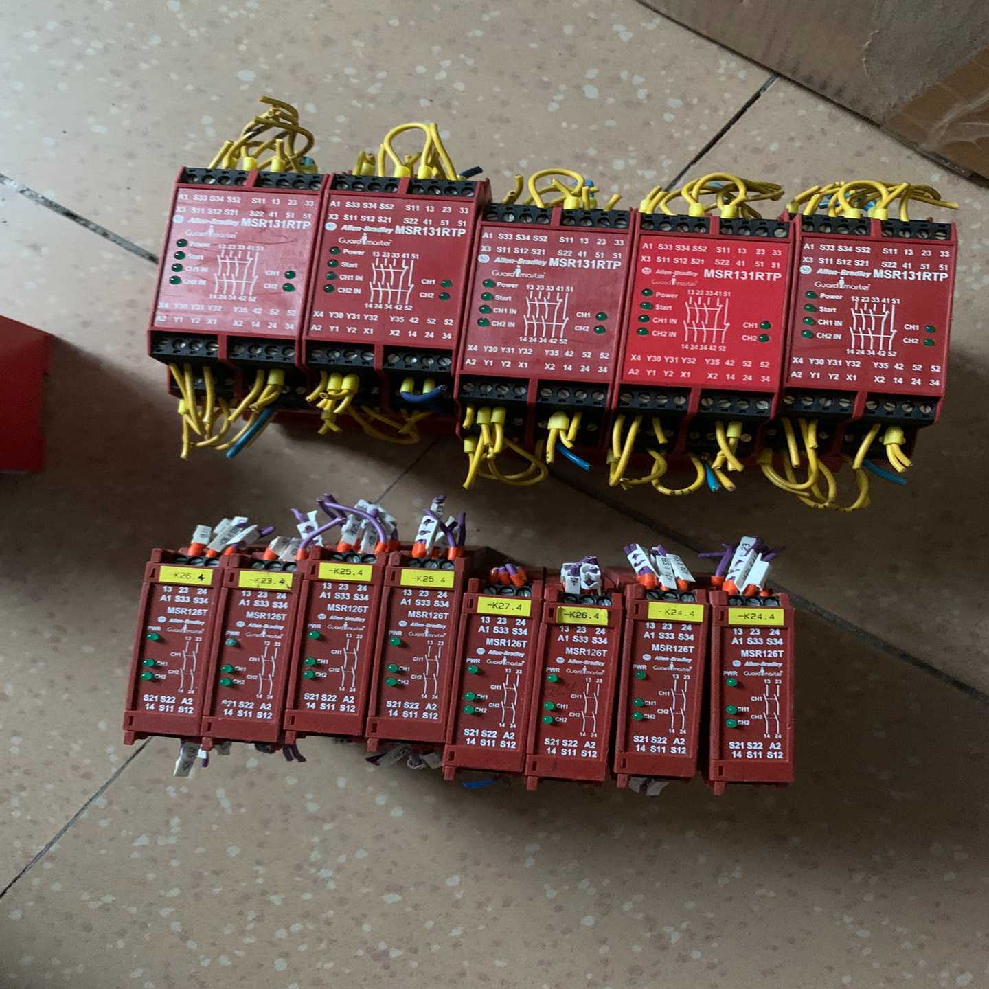 AB安全继电器MSR131RTP（4个）...MSR1