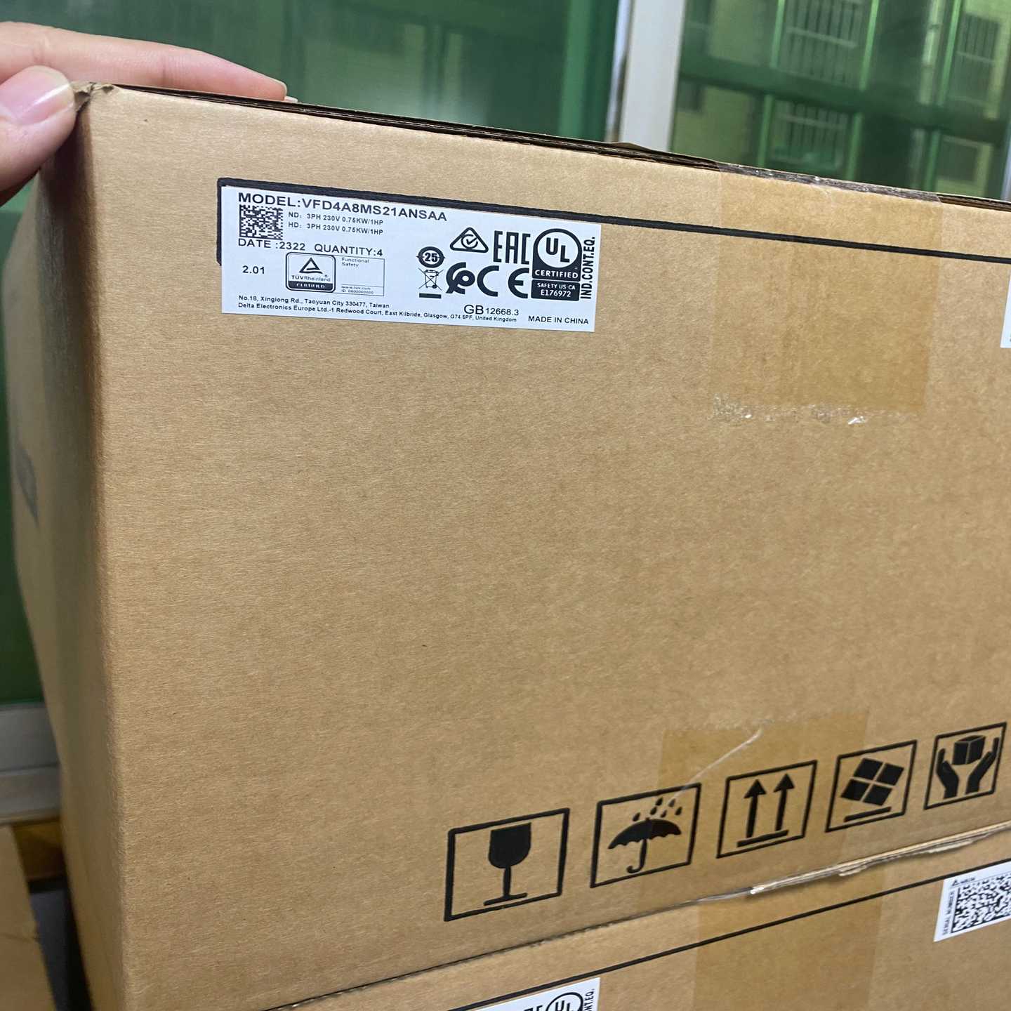 【议价】台达变频器VFD4A8MS21ANSAA0.75K