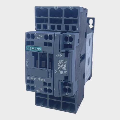 Siemens Contacto De Potencia 3RT20242BB40 24V CC Sirius 3 Po
