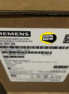 6SE6430-2UD27-5CA0全新西门子MM430--议价商品