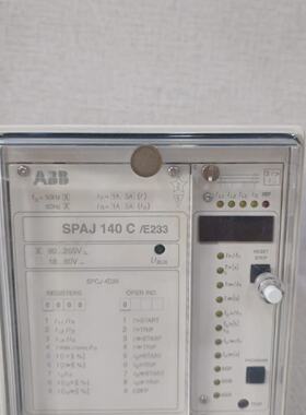 ABB SPAJ 140 C E233 OVERCURRENT  EARTHFAULT RELAY SPAJ140CAA
