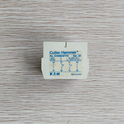 议价EATONC320KGT15辅助接触器议价