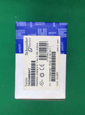 议价TWDAMM3HT全新原装正品带包装施耐德Twido PLC模拟量输入模块