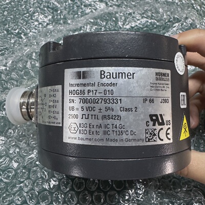询价-Baumer增量编码器HOG86P17010德国制造