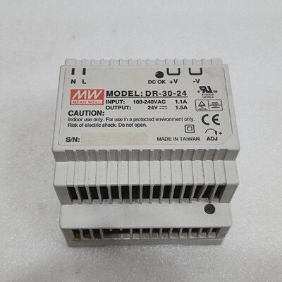 MEAN WELL DR3024 POWER SUPPLY MODULE 24VDC 15A