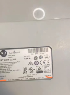 AB罗克韦尔继电器MSR178DP440RM23227