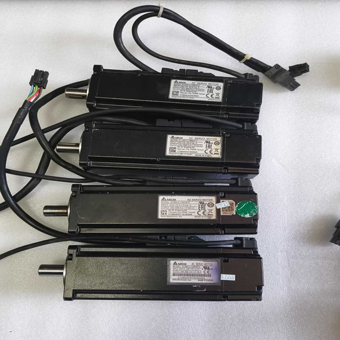 台达伺服电机ECMA-C10604FS，400W，拆机件，成--议价商品