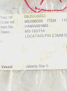 De Ubicacin Pin Ms19311a Para Hamworthy 2TF52TF54 Compresor