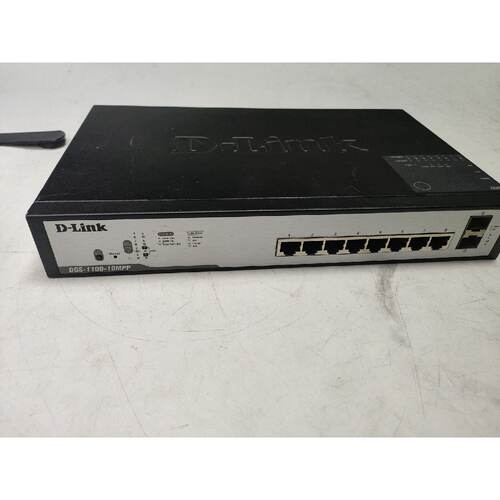 询》议价DGS110010MPP全千兆POE交换机测试端口