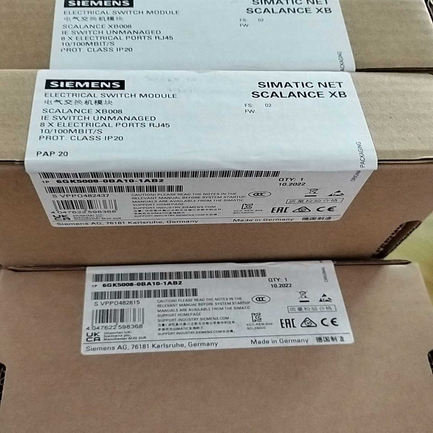 6GK5008-0BA10-1AB2未开封询价