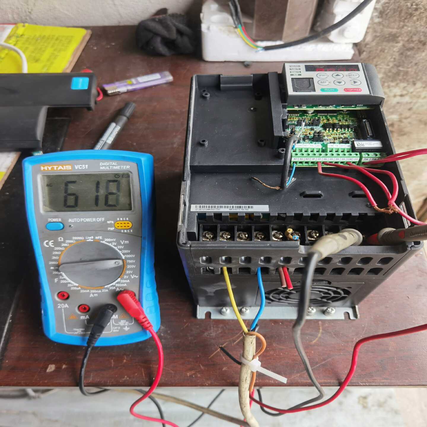 议价汇川#变频器三相380v。MD310T3的3.7kw。输出有