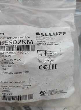 BALLUF巴鲁夫BES02KM传感器BES M30ML~询价
