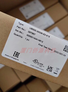 议价UB500-30GM-E5-V15倍加福超声波传感器 货号097967全新原装现