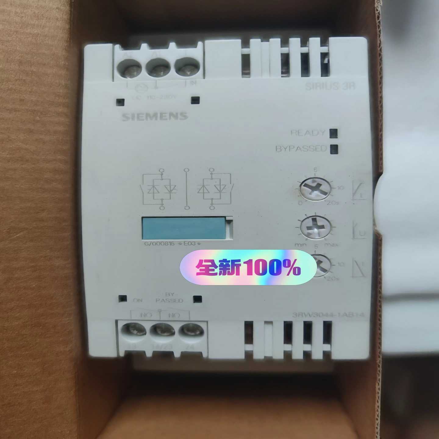 西门子原装正品软启动器3RW3044-1AB143RW3