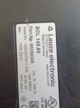 Leuzeelectronic劳易测读写头BCL14