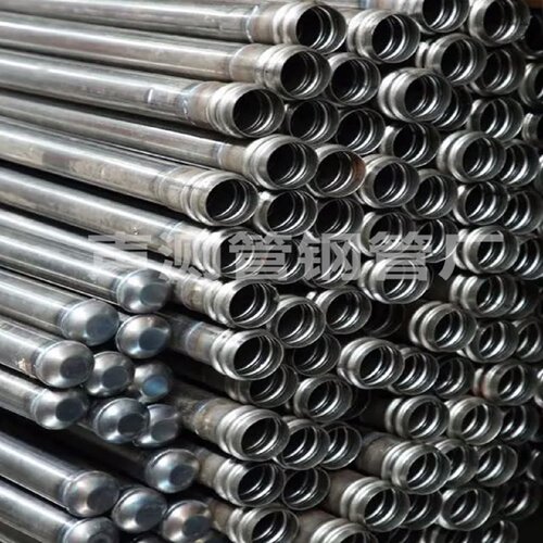 桥梁桩基声测管50mm5457钳压式螺旋式套筒式超声波检测管厂家直销