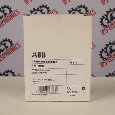 ABB 1SVR430884R1300 CMMPS monitoring relay  6 months warrant