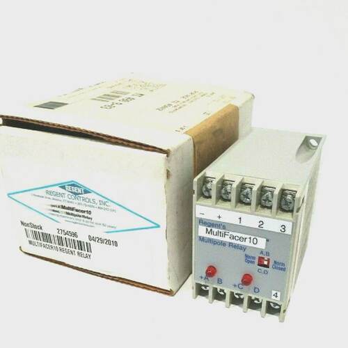 NEW REGENT CONTROLS MULTIFACER10 MULTIPOLE RELAY MULTIFACER1