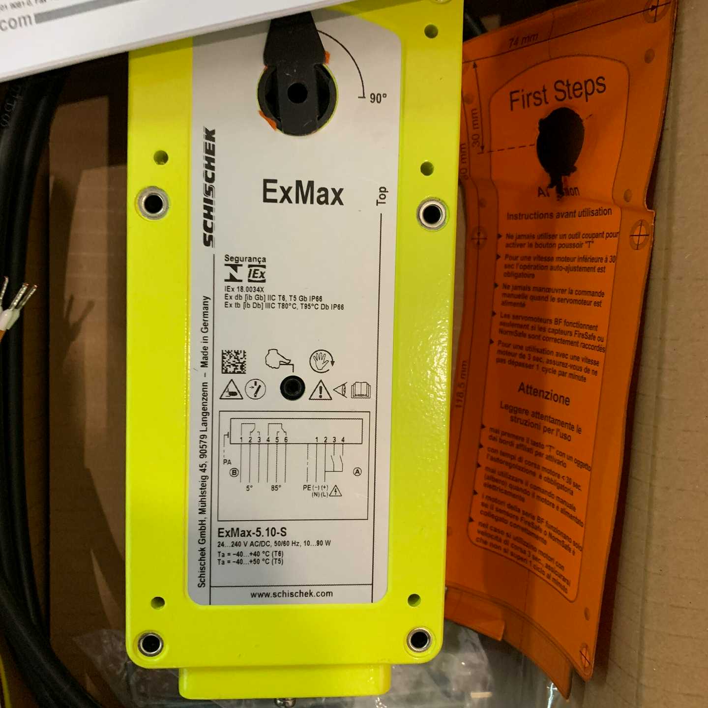 德国SCHISCHEK斯凯科执行器EXMAX-5.10-S询价