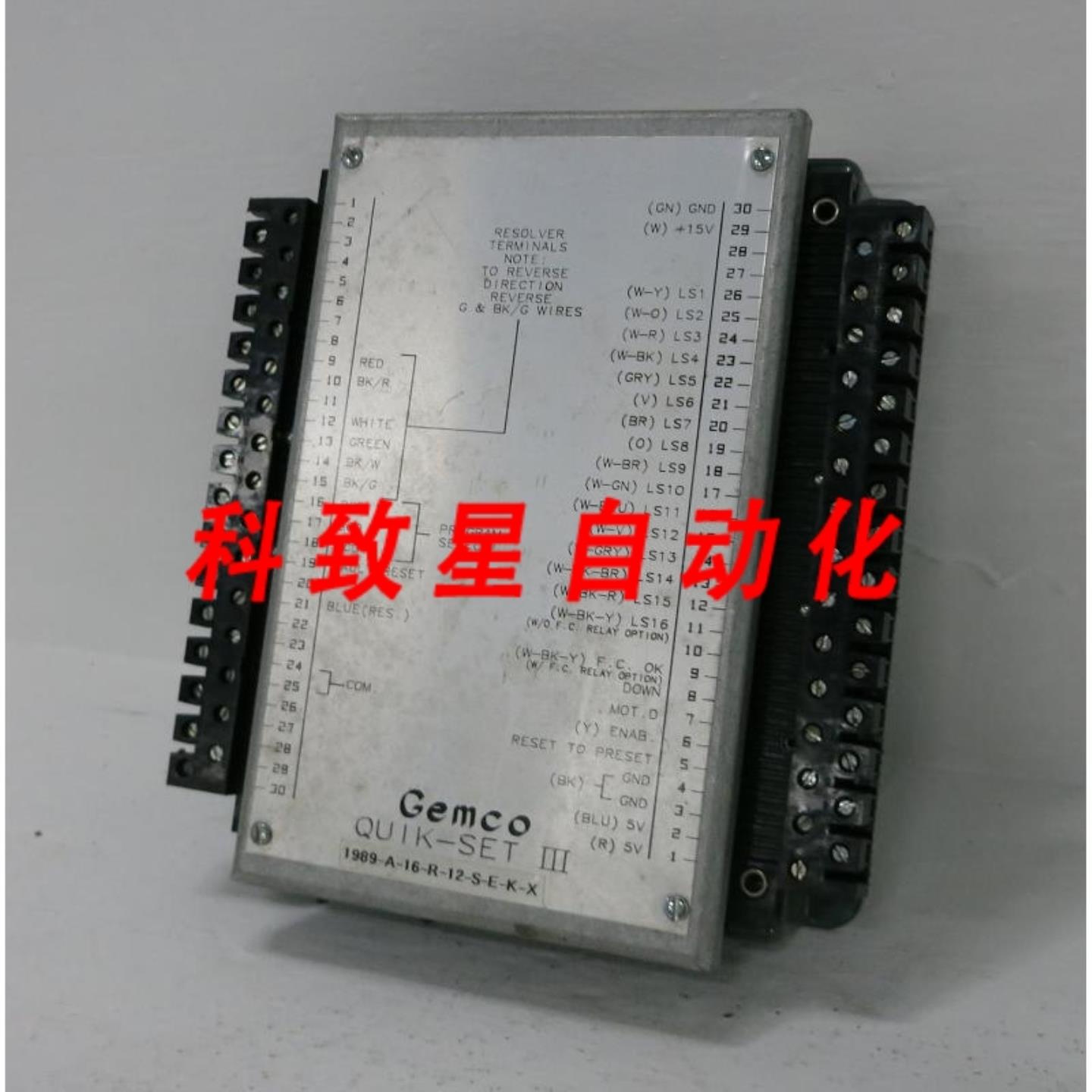 工业配件GEMCO 1989-A-16-R-12-SEKX QUIK-SET III 可编程限位开