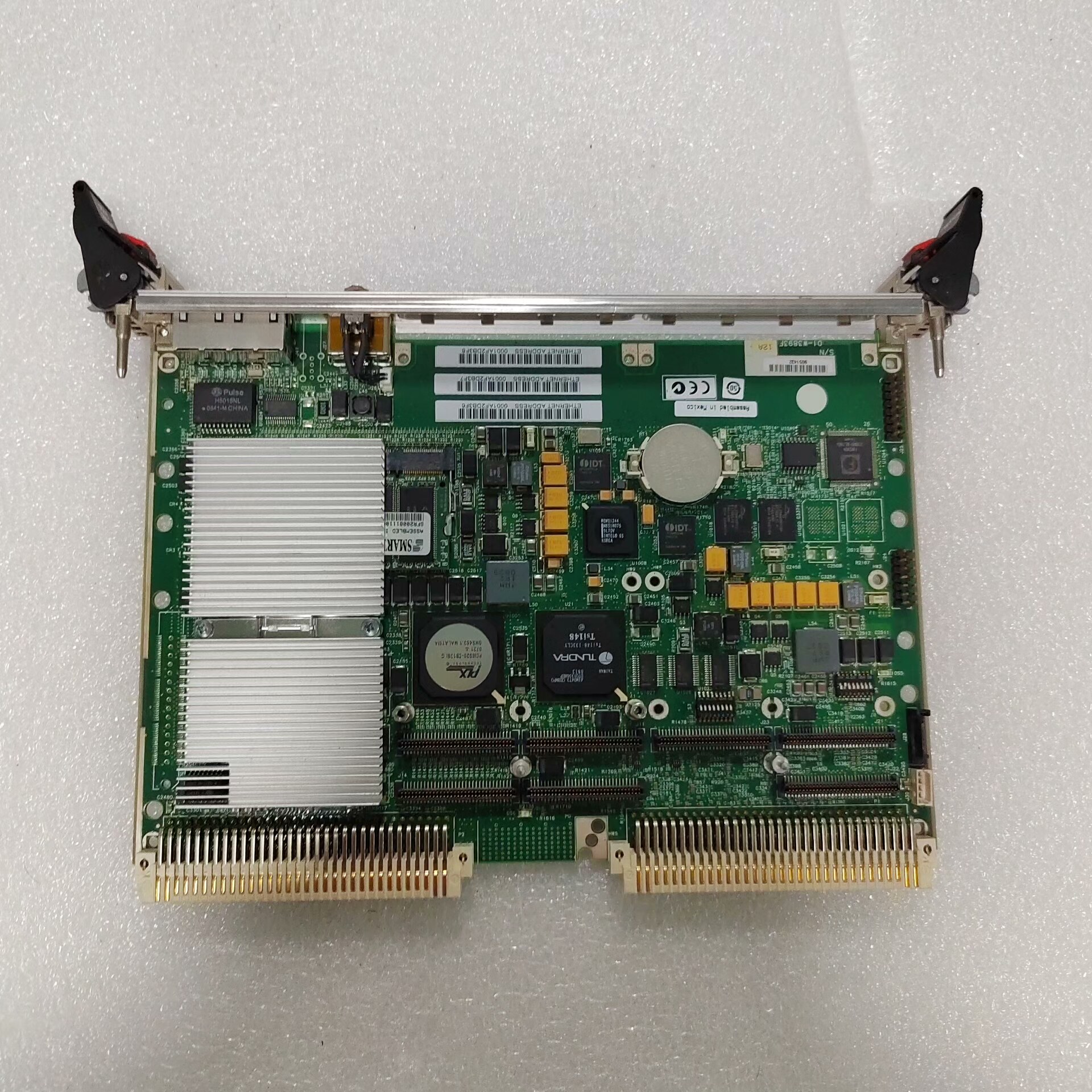 【请询价】摩托罗拉MVME3100工控板成色很好带VME插槽接口