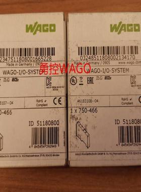 配件万可WAGO 750-466750-530 IO模块现货议价