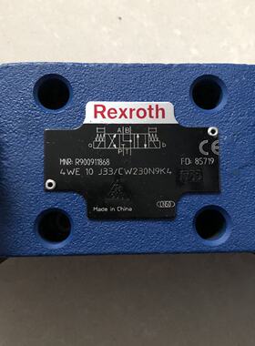 配件Rexroth力士乐4WE10J33CW230N9K4R900911868电磁换向阀230V电
