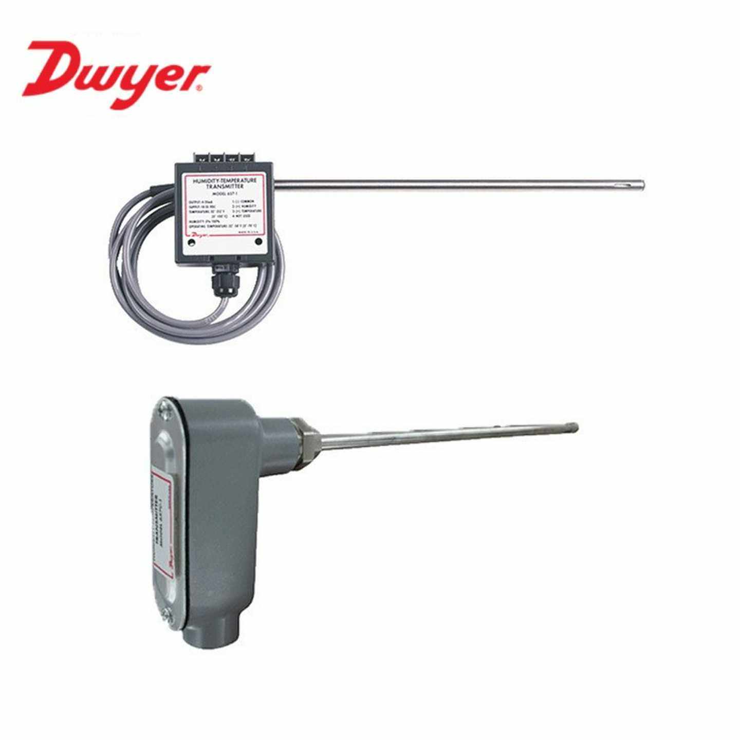 美国Dwyer德威尔一体式和分B体式可选温湿度变送器657-1,657C-1