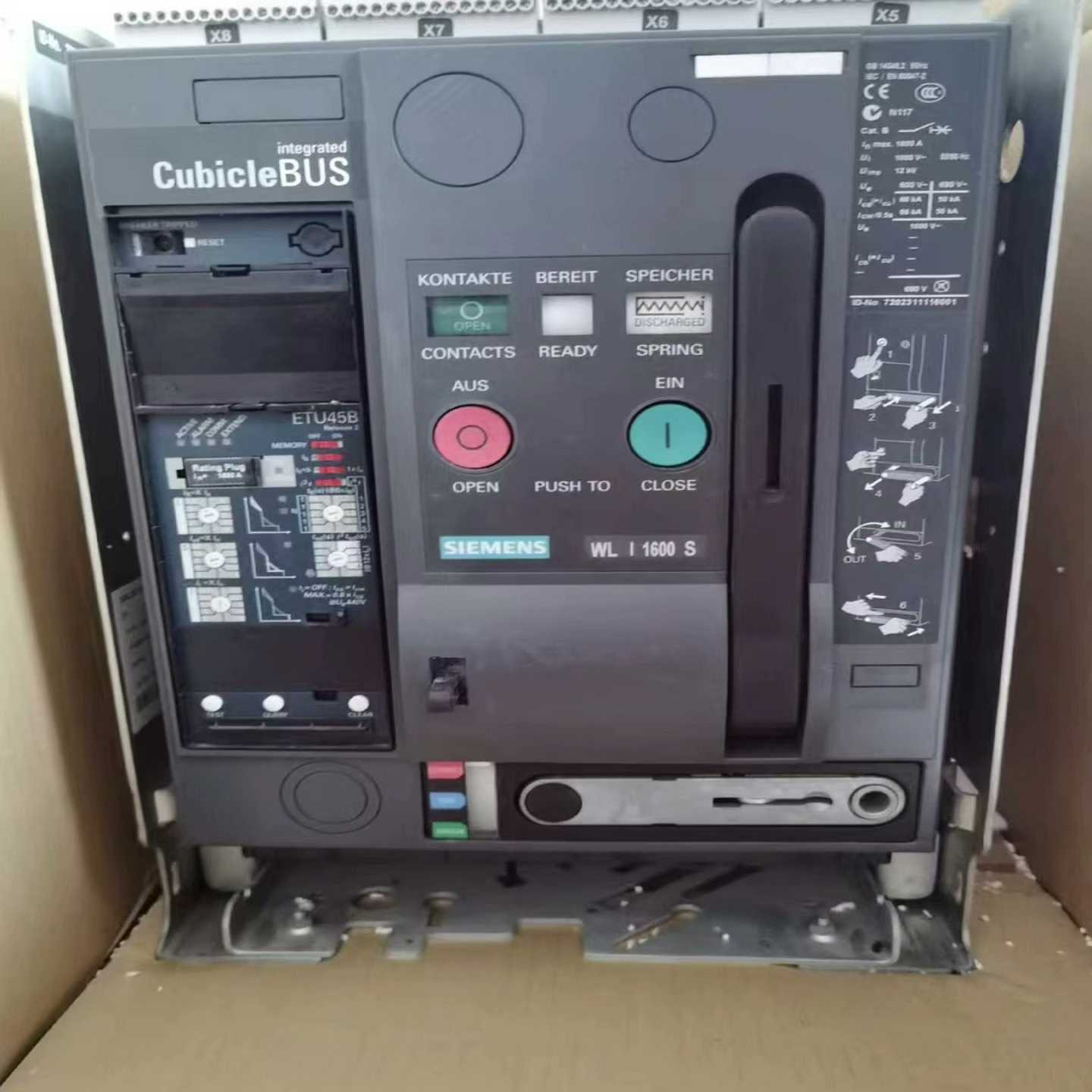 框架断路器3WL9211-2AC41-0BA1 WLI~询价