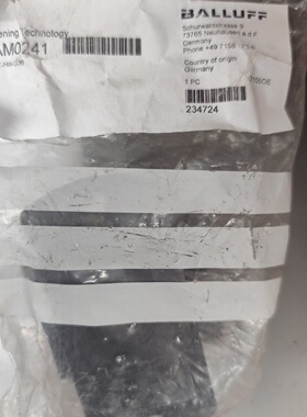 议价Balluff Carrier Body Holder New Original nuine Product.