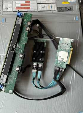 戴尔R740XD背板24盘位nvme带线跟卡支持24个nvm-议价