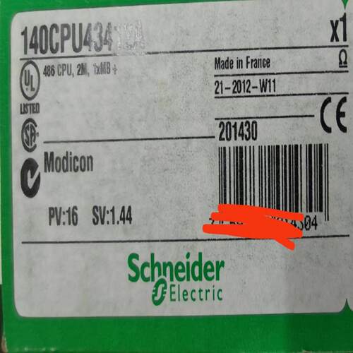 配件施耐德处理器140CPU43412A全新现货议价