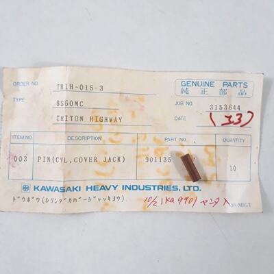 Broche  Cyl. Housse Jack PN 901135 Pour Kawasaki 8S60MCE Vri