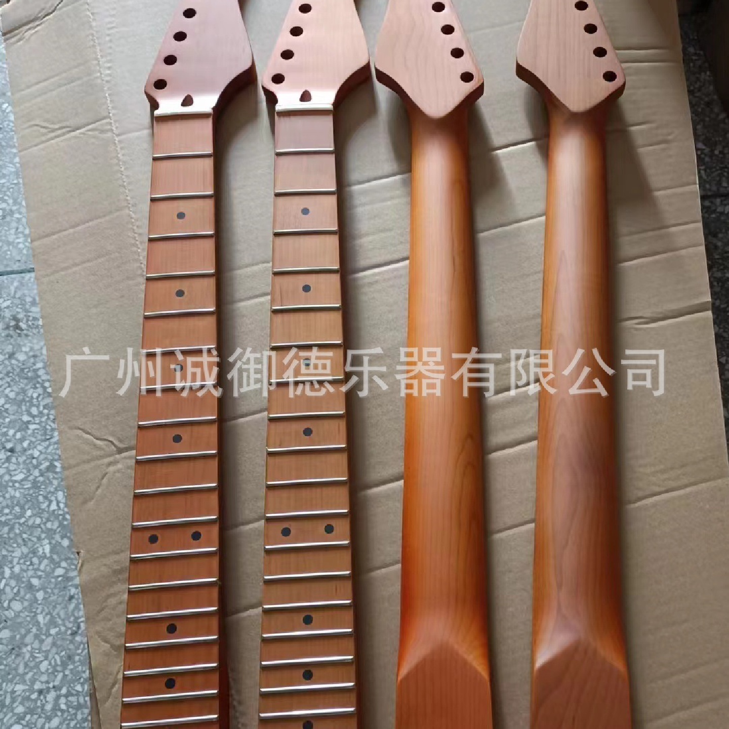 22品烤枫琴柄舒尔琴颈SR电吉他配件牛骨上枕烤枫哑光琴颈配件改装