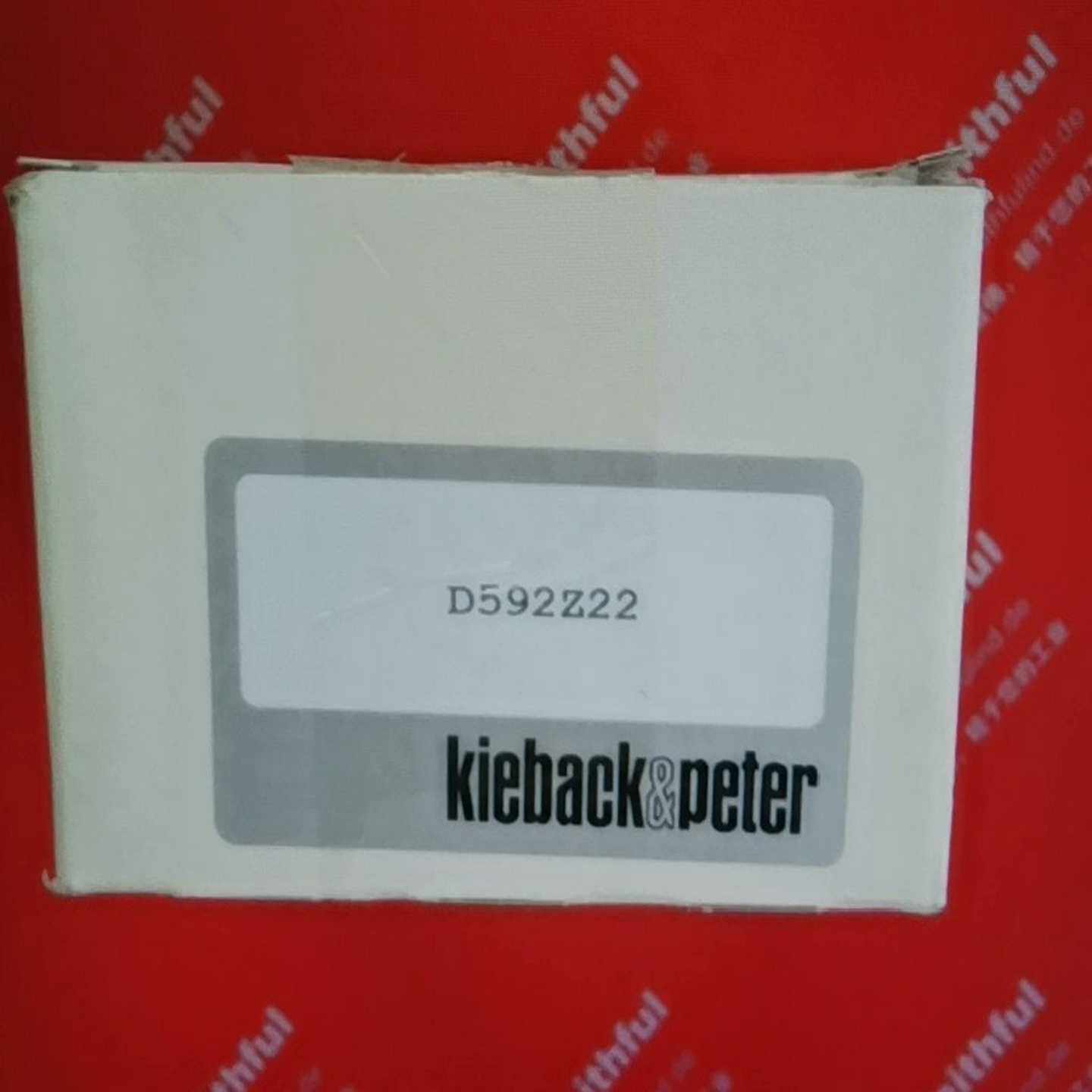 询价KiebackPeterD592Z22科特贝德全新压力