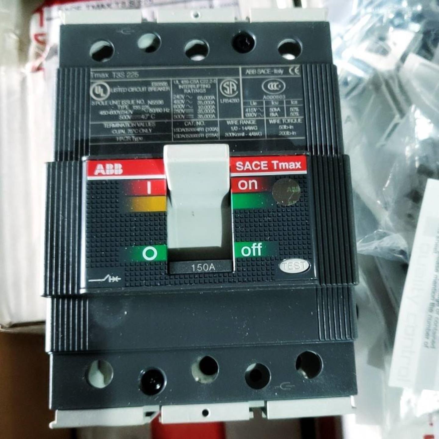 配件ABB Tmax T3S 225 125A  150A  200A  225A  250A议价