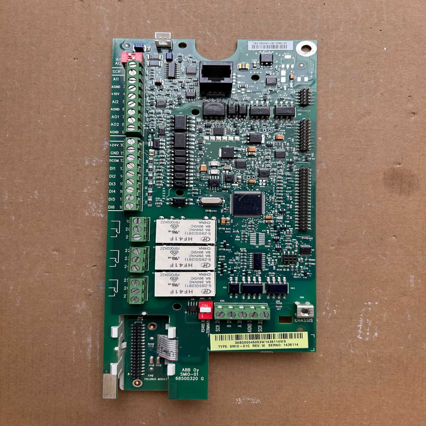 咨询-#电路板ABB变频器acs510/550系列主板，SMIO-