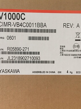 溢价-安川变频器CIMRVB4C0011BBA