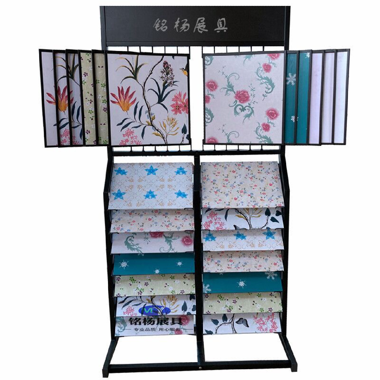 硅藻泥涂料木地板展示架实木强化地板展架展具陶瓷瓷砖展览架