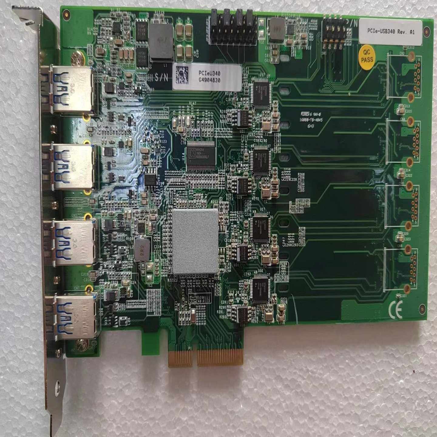 询价研华PCIe-USB340REV.A2四口采集卡扩充卡成