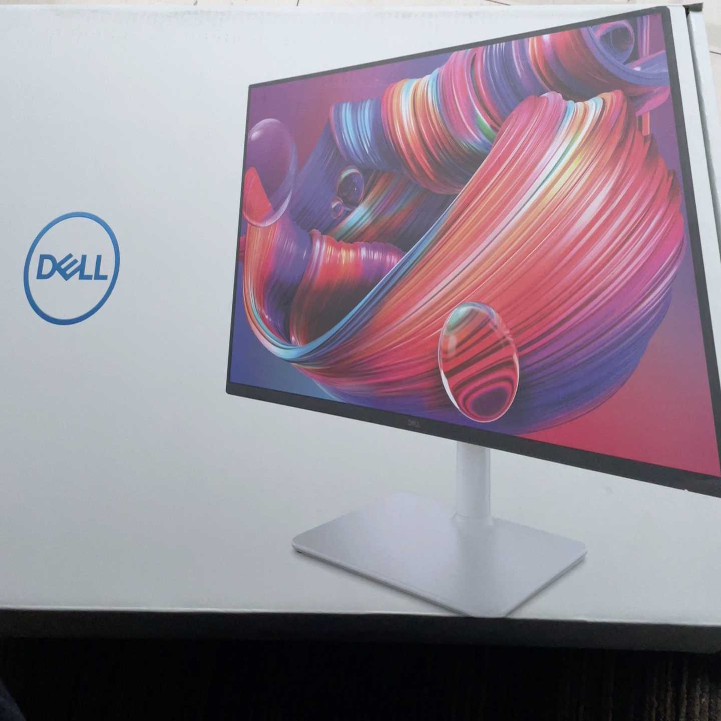 Dell显示屏盒子S2725DS，盒子新，刚买的，拆开，里-议价