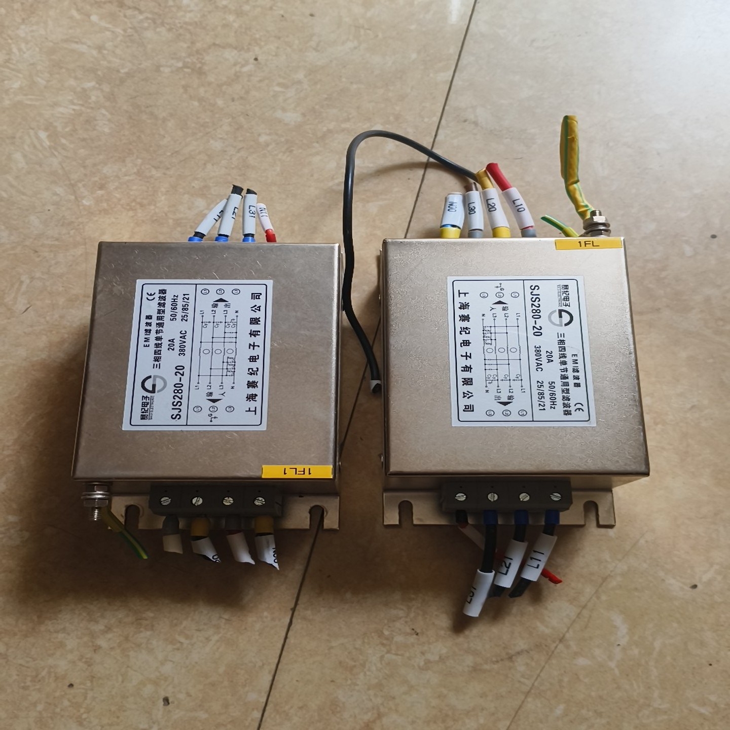 【请询价】赛纪SJS280-20三相四线滤波器几乎全新380VAC