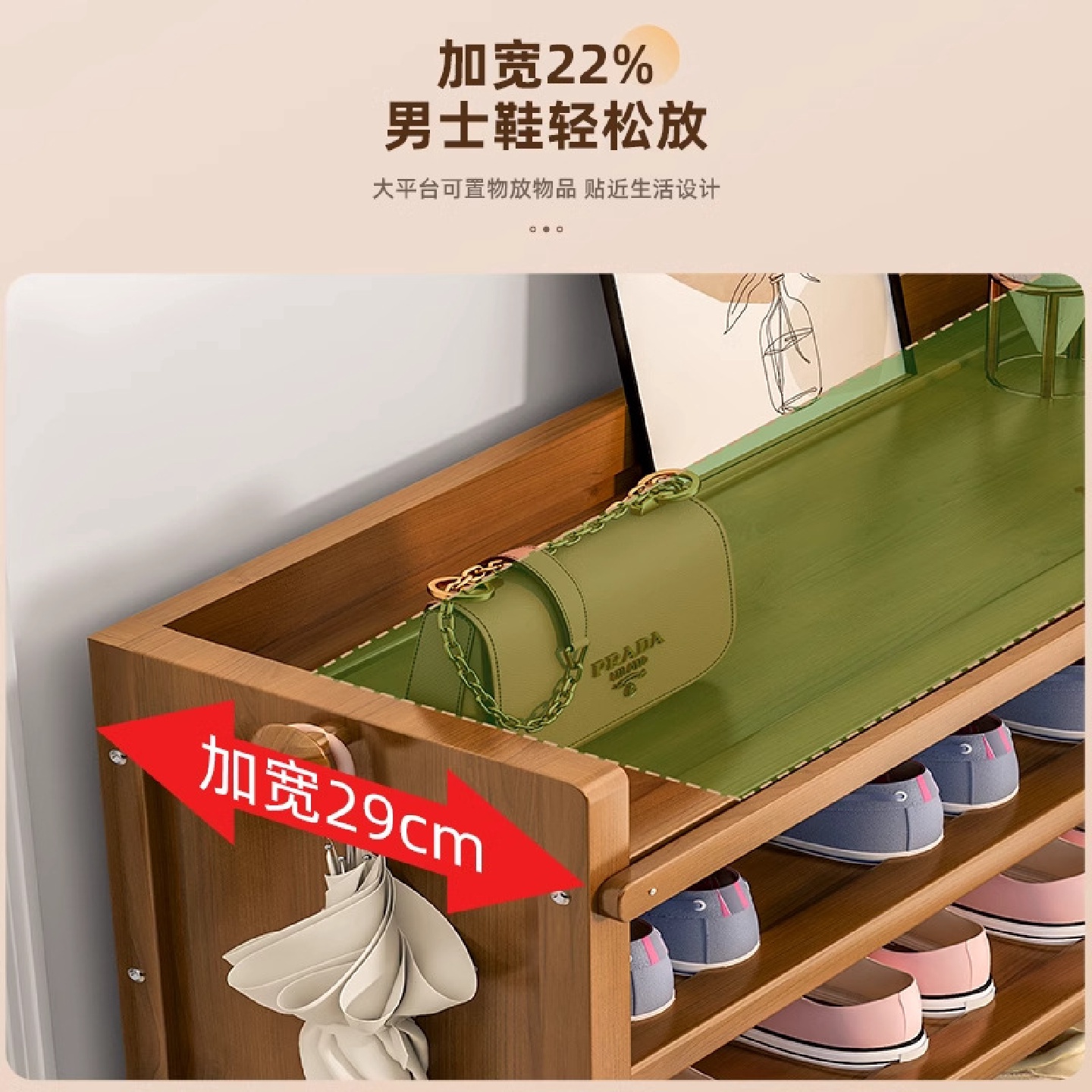 鞋架家用门口大容量鞋柜室内简易防尘宿舍出租屋用收纳神器省空间