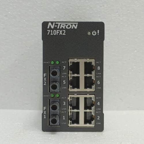 NTron 710FX2ST Industrial Managed Switch 10Port Missing Conn