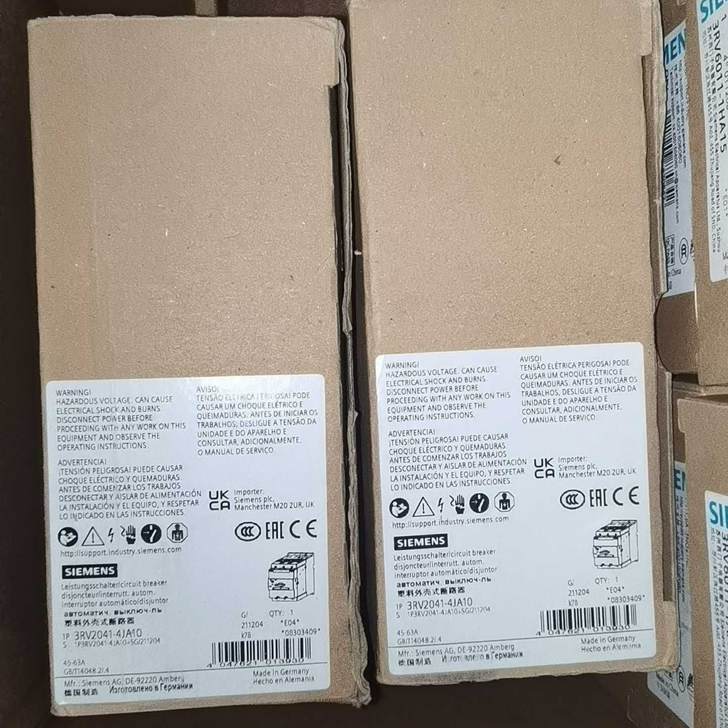 3RV2041-4JA10低压断路器适用