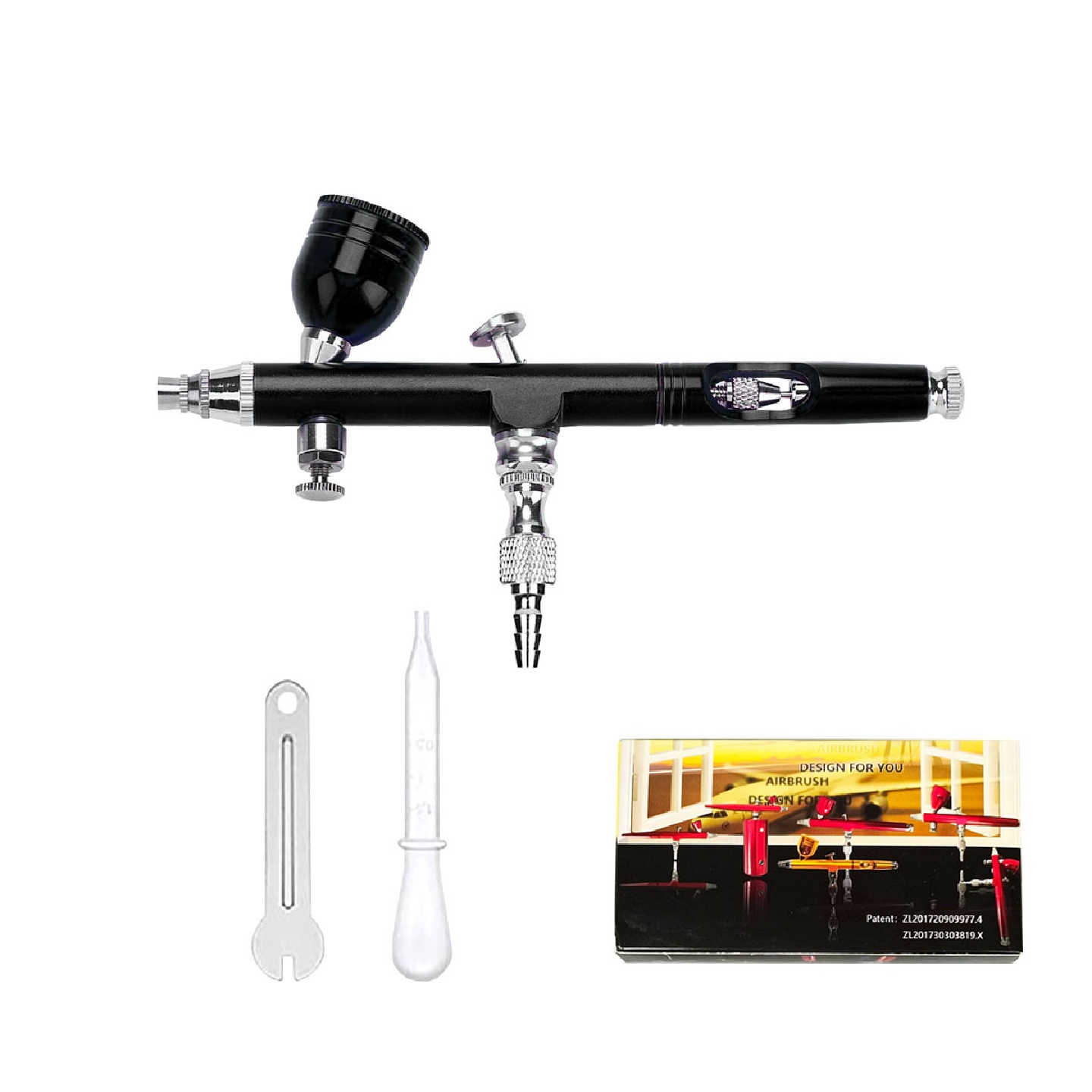 AR180喷笔上色彩绘汽车喷漆笔美工模型美术喷绘笔口径0.3-0.5mm