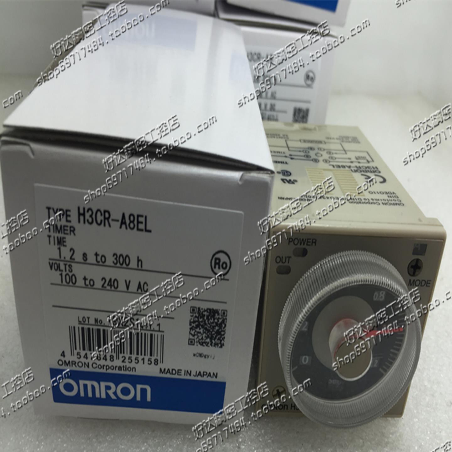 原装正品（日本进口）时间继电器H3CR-A8EL100-240VAC包装齐全