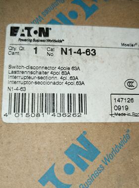 伊顿接触器DILM901DC220V打包单价