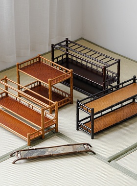 中式茶杯架子茶具展示架沥水架桌面收纳架置物架台式博古架摆件
