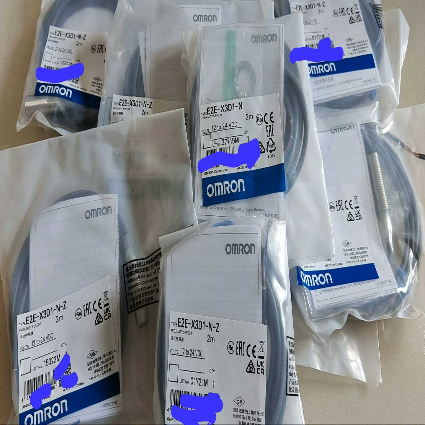 【议价】接近开关E2E-X3D1-N-Z，90/个